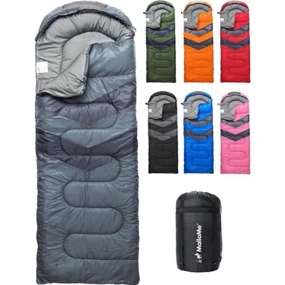 Sleeping Bags for Adults Cold Weather & Warm - Backpacking Camping Sleeping Bag - Picture 1 of 6